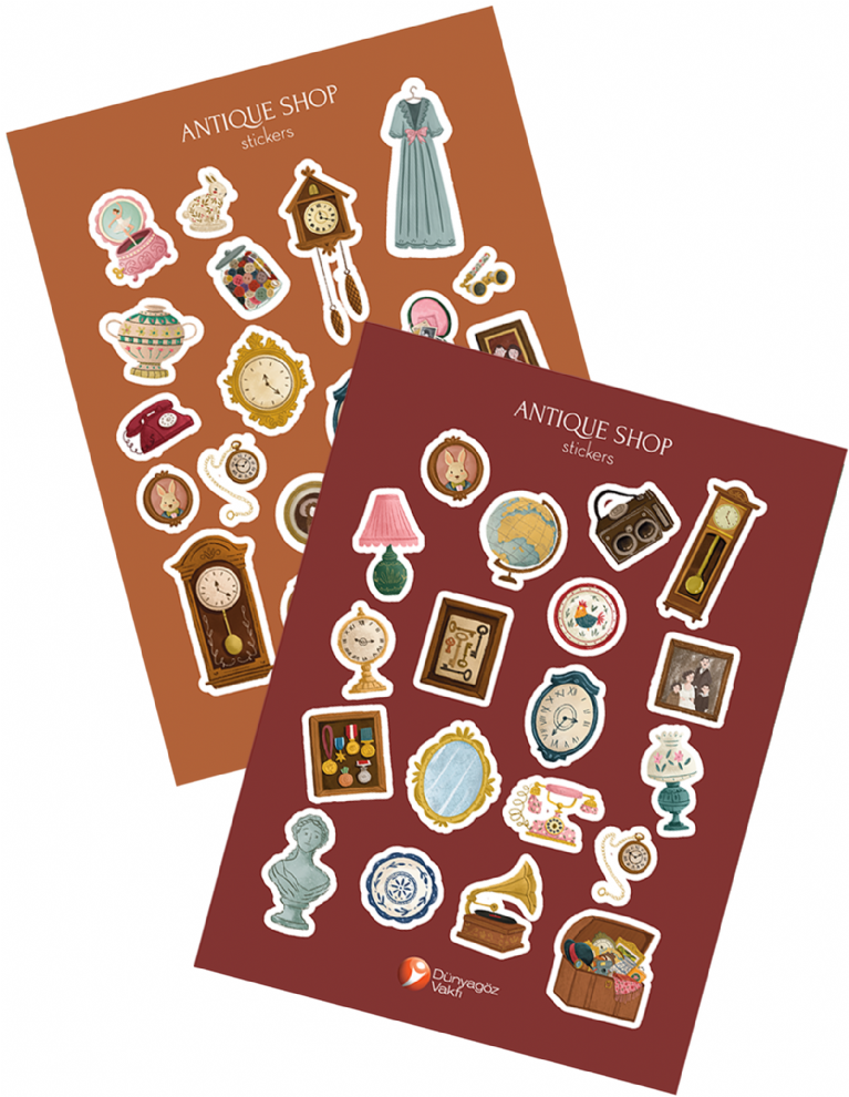 Antique Shop Sticker Seti