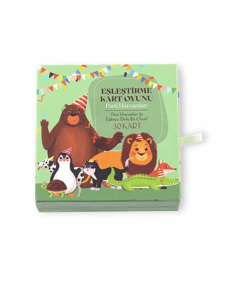 Eşleştirme Kart Oyunu - Parti Hayvanları